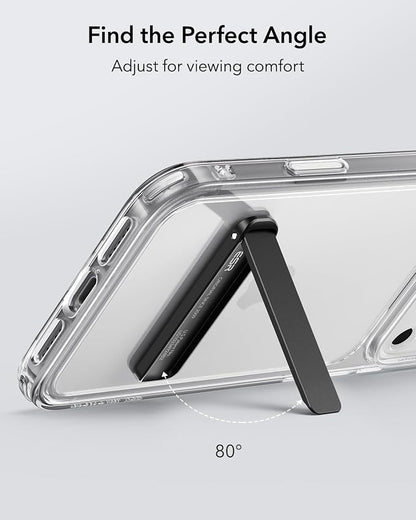 ESR Boost Phone Kickstand, Vertical and Horizontal Stand, Adjustable Angle, Compatible with iPhone Air 17 Pro Max, iPhone 17e/16/15/14/13/12, Samsung Galaxy S26/S25/S24/S23 Series, Google, Black