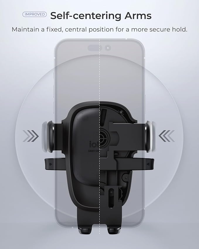 iOttie Easy One Touch Advanced Air Vent Car Phone Mount - Universal Cell Phone Holder for iPhone, Google, Samsung, Moto, LG, and All Other Smartphones