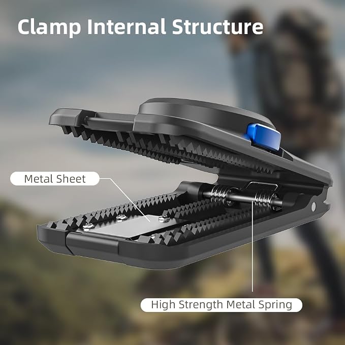 Pocket3 Magnetic Backpack Shoulder Strap Clip Mount, Magnetic Quick Release Backpack Mount, Bag Belt Shoulder Strap Holder with Extended Border Compatible with DJI Osmo Pocket 3