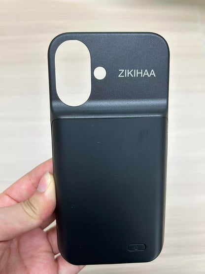 Battery Case for iPhone 14 Pro, New Battery Pack Rechargeable Charger External Charging Case with Tempered Glass Screen Protector Black