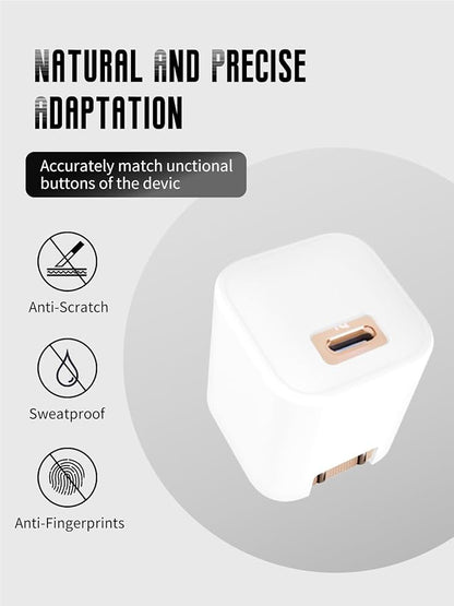 Case for Anker Nano 45W USB-C Charger (Model: B2692), Kids-Friendly Soft Silicone Protective Cover, Shockproof, Waterproof (White)