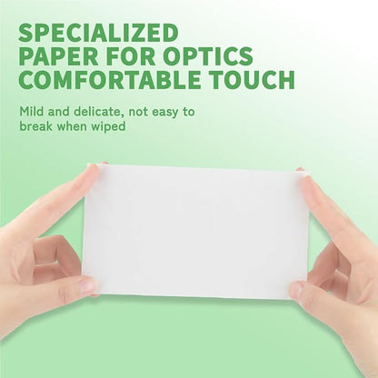 300 Pcs Cleaning Wipes for Glasses,Pre-Moistened Lens Cleaning Wipes, Computer & Laptops Screens, Smart Phones, Optical Lens, Goggles, and Watch Screen l Quick-Dry and Scratch-Free (300)