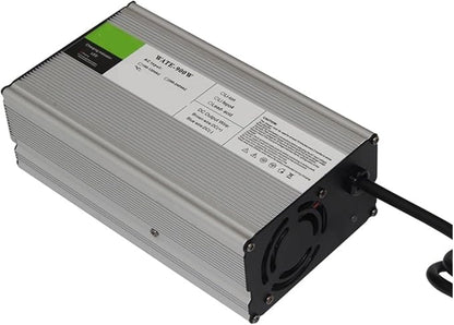 Charger Aluminum Lithium Ion Battery 67.2V 10A Charger 60V Li-ion Battery Smarts Charger Used for 16S 60V Lithium Battery Input 220V Aluminum case(3P Plugs,A.U)