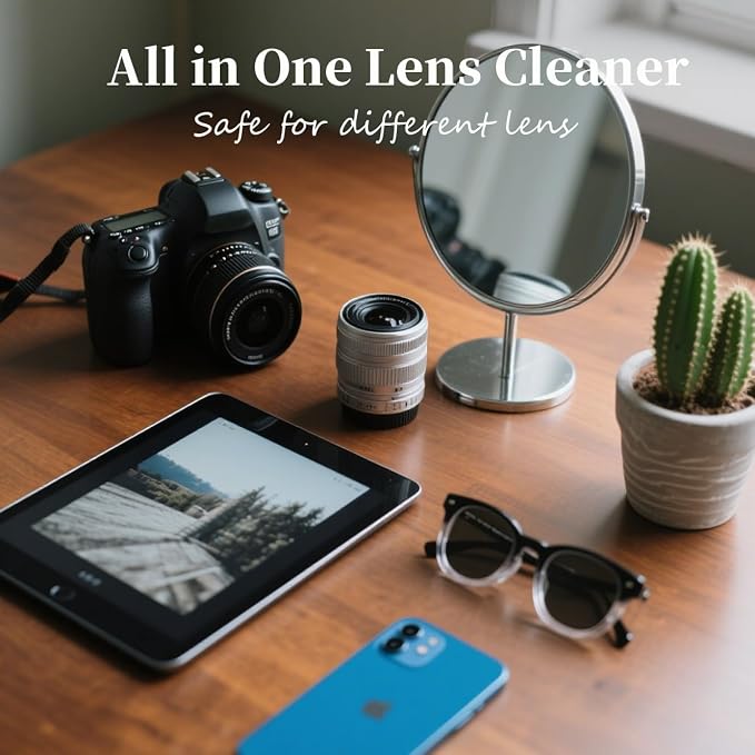 4-Pack Screen Cleaner Spray and 2 Pcs Microfiber Cloth Kit - for LCD, Laptop, PC, MacBook, iPhone, iPad, Computer Monitor, TV, Phone, Tablet, Touchscreen, Eyeglass Lens, and Car Display