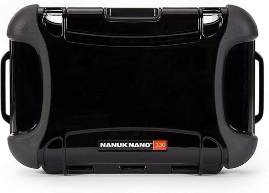 Nanuk 330-0001 Nano Series Waterproof Large Hard Case for Phones, Cameras and Electronics (Black)
