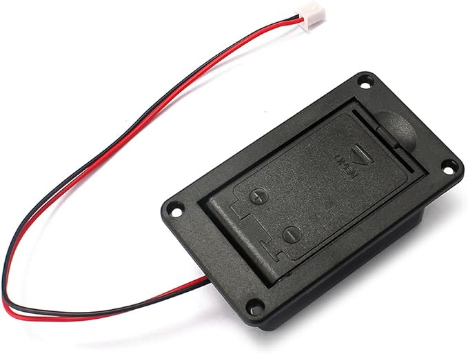 Ldabrye 1PC 9V Battery Holder for Case Box Cover for Guitar Bass Active Pickup Connector