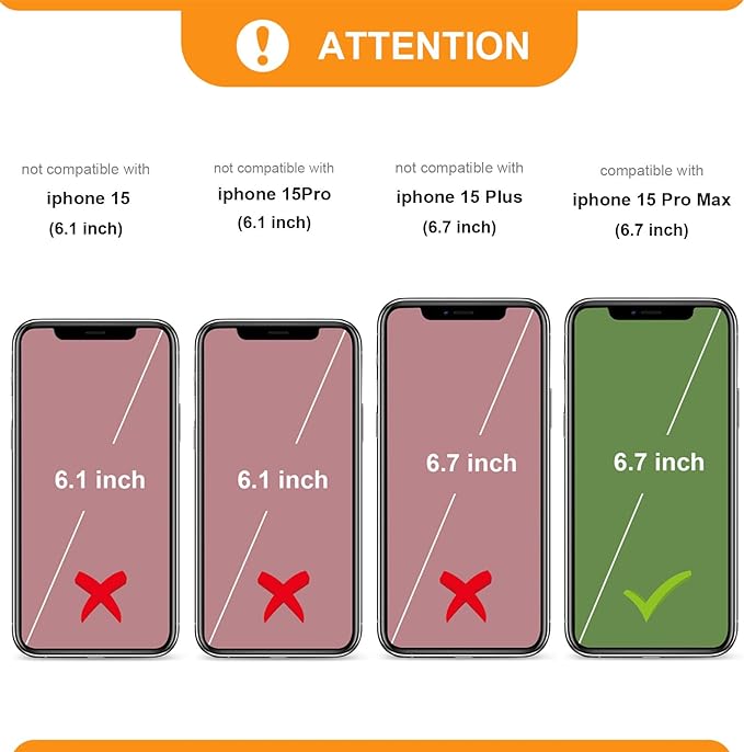 Bocasal RFID Blocking Wallet Case for iPhone 15 Pro Max, Adjustable Crossbody Zipper Purse with Wrist Strap, PU Leather Flip Folio Case 6.7 Inch 5G (Red)