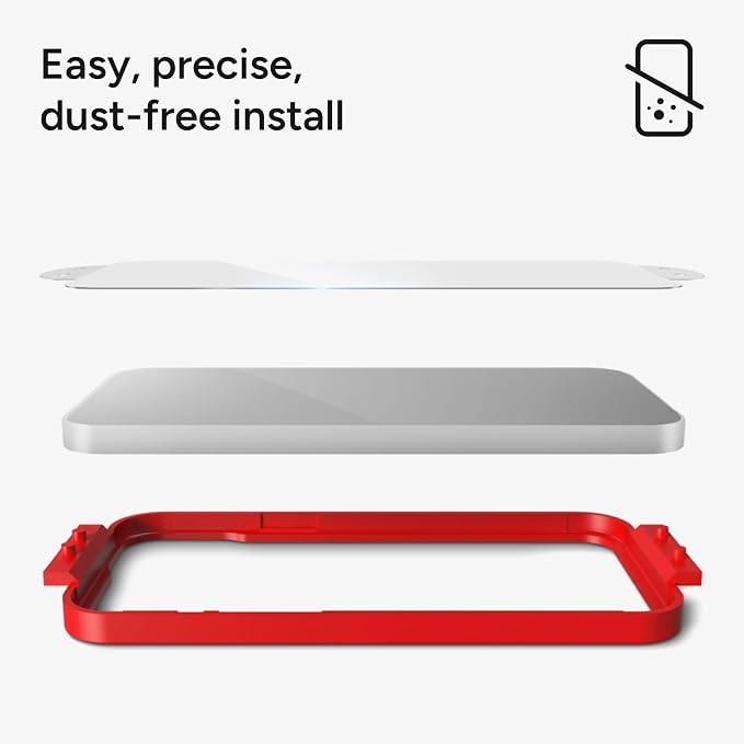ZAGG Glass Elite Samsung Galaxy A36 5G Screen Protector – Ultra-Strong Tempered Glass, Scratch-Resistant, EZ Apply Installation, InvisibleShield, Made with Recycled Materials