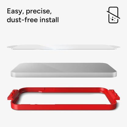 ZAGG Glass Elite Samsung Galaxy A36 5G Screen Protector – Ultra-Strong Tempered Glass, Scratch-Resistant, EZ Apply Installation, InvisibleShield, Made with Recycled Materials