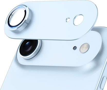 Jeluse Compatible with iPhone Air Camera Lens Protector, Strong Adhesion Full Coverage Metal Aluminum Alloy Ultra Clarity Tempered Glass Camera Screen Protector