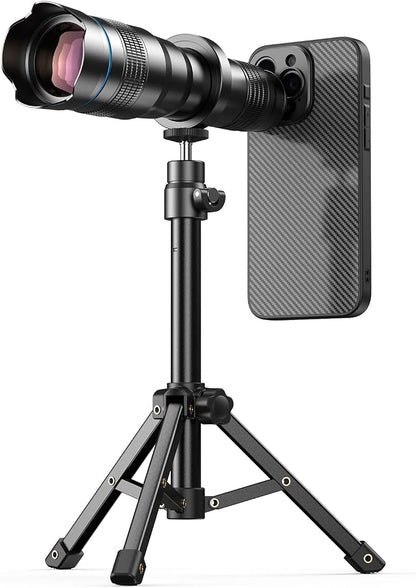 Evil eye 36X Telephoto Lens for iPhone 15, High Power HD Telephoto Phone Lens with Tripod, Phone Lens Attachments for Travel, Concert, Exploration