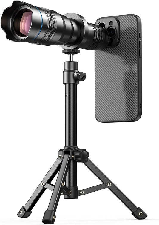 Evil eye 36X Telephoto Lens for iPhone 15, High Power HD Telephoto Phone Lens with Tripod, Phone Lens Attachments for Travel, Concert, Exploration