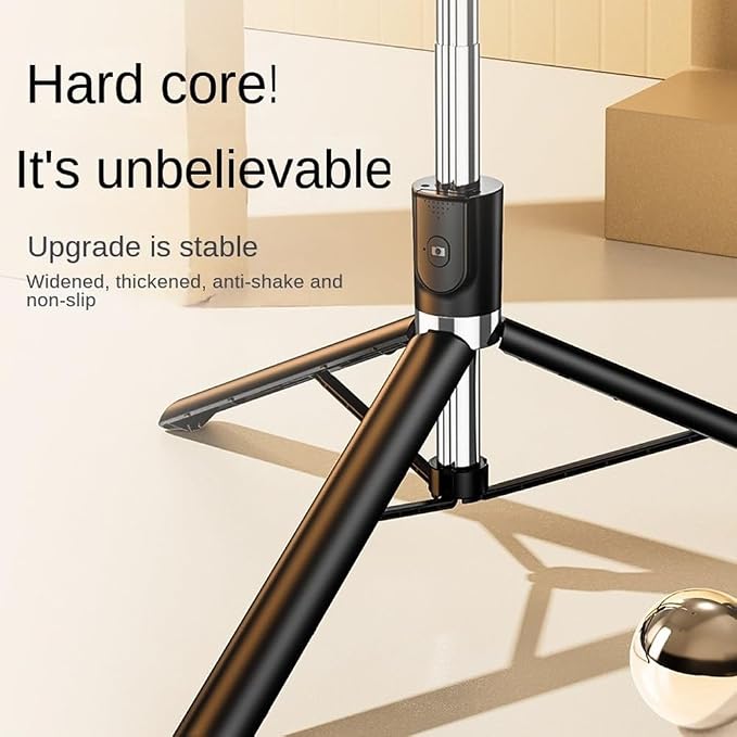 Tianle Selfie Stick, 67 Inch Phone Tripod Extendable Cell Phone Tripod Stand with Wireless Remote and Phone Holder Compatible with iPhone Android Phone for Selfie, Video Recording, Photo