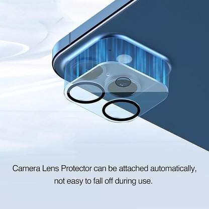 Deara ArmorPro 9H+ Tempered Glass Camera Lens Protector for iPhone 12 [6.1 Inch] Case Friendly [Does not Affect Night Shots] 3D Full Coverage (Longest Durable) 2 Pack