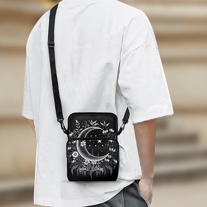 Men's Crossbody Bag, Small Cell Phone Wallet, Women's Shoulder Handbag, Travel Gym Bag