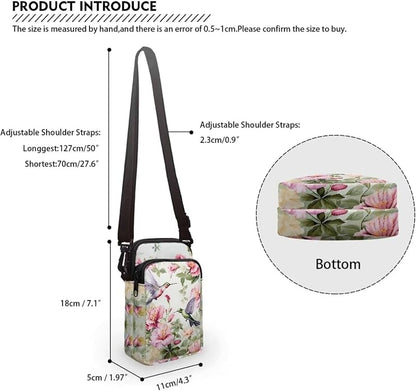 DISNIMO Small Crossbody Bags for Women Trendy Cross Body Cell Phone Shoulder Bags Purses with Adjustable Strap