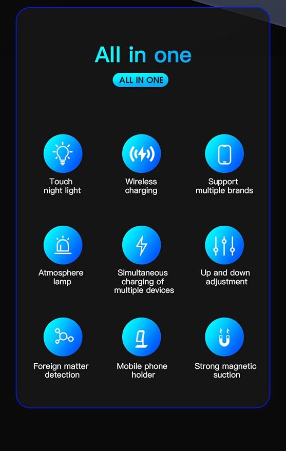 Tron 3 in 1 Foldable Magnetic Wireless Charger - Travel Charging Pad Dock for Apple Watch iPhone 16 15 14 13 12 Pro Max Plus & Airpod