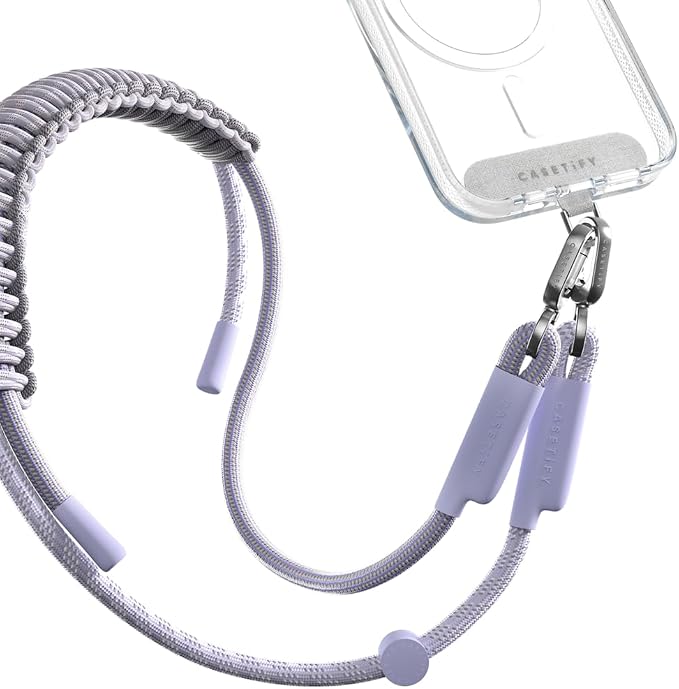 CASETiFY 8mm Braided Cross-body Strap - Periwinkle