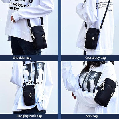 Women Crossbody Cell Phone Purse Case Armband Bag for iPhone 12 13 Mini 14 15 Plus 11 Pro Max Google Pixel 6a 7a 8a 6 7 8 Pro