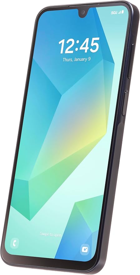 Tracfone Samsung Galaxy A16 5G, 128GB, 50MP Triple Camera, Android Smartphone, 6.5" FHD+ Super AMOLED 90Hz Display, Long-Lasting Battery - Locked to Tracfone - Awesome Black