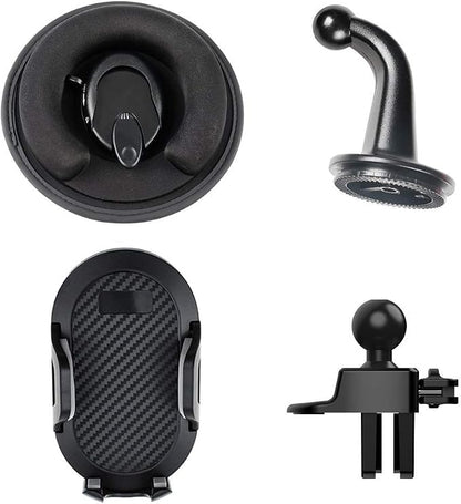 Cell Phone Vehicle Mount,Dashboard Beanbag Friction Mount,2 in 1 Dashboard Mount and Car Air Vent Holder,for iPhone Android and Other Smartphones