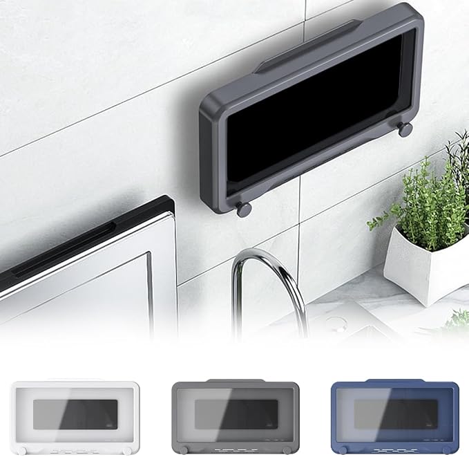 Phone Holder Bathroom Waterproof Home Wall Phone Case Stand Box Self Adhesive