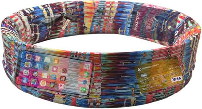 BANDI Pocketed Wraps – Running Waist Belt with Pockets for Phone, Money, Keys & Medical Devices | Secure, No-Bounce Travel & Fitness Belt, for Women and Men, USA Company