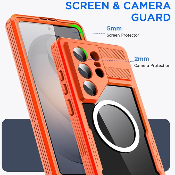 AICase Waterproof Case for Samsung Galaxy S26 Ultra with MagSafe Clear Water Proof Snowproof/Dustproof/Shockproof,IP68 360 Full Body Protection Fully Sealed Underwater Cover for Galaxy S26 Ultra_287