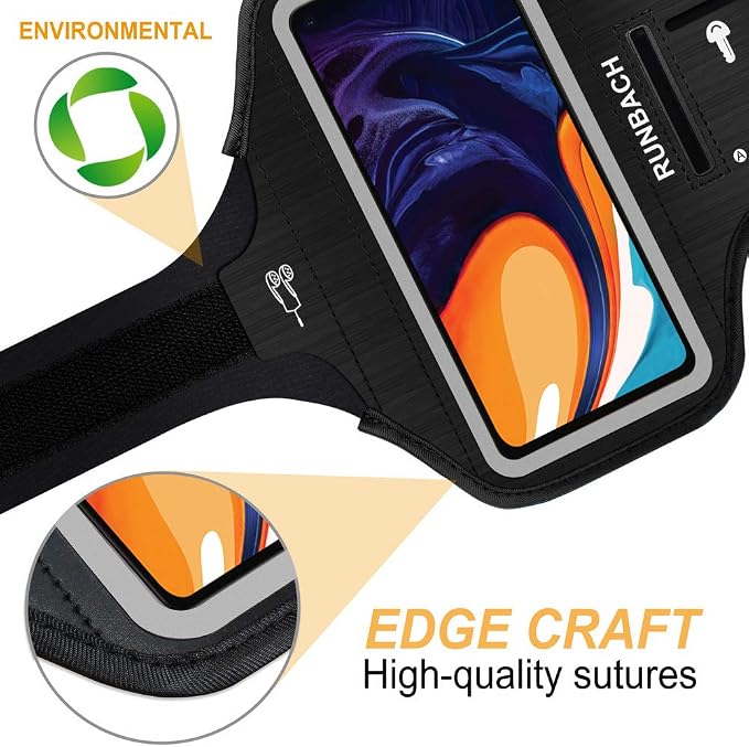 Running Armband for Samsung Galaxy A70/A60/A51/A50/A32/A30/A20/A10E/A10/A9/A9 Pro/M11/M21/M31,Sweatproof Running Exercise Bag for Samsung Phone