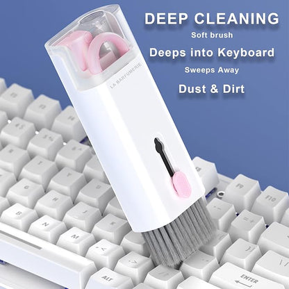Electronics Cleaner Kit. Keyboard Brush, Airpod Cleaning Tool, Phone Screen Cleaner. for Computers, MacBooks, Laptops, Airpods Pro, Headphones.（Dark Green）