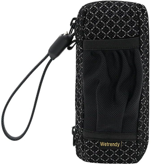 Portable Power Bank Bag for Anker A1695 Zolo 165W Power Source Breathable Ventilate Outdoors Travel Carrying Case Black