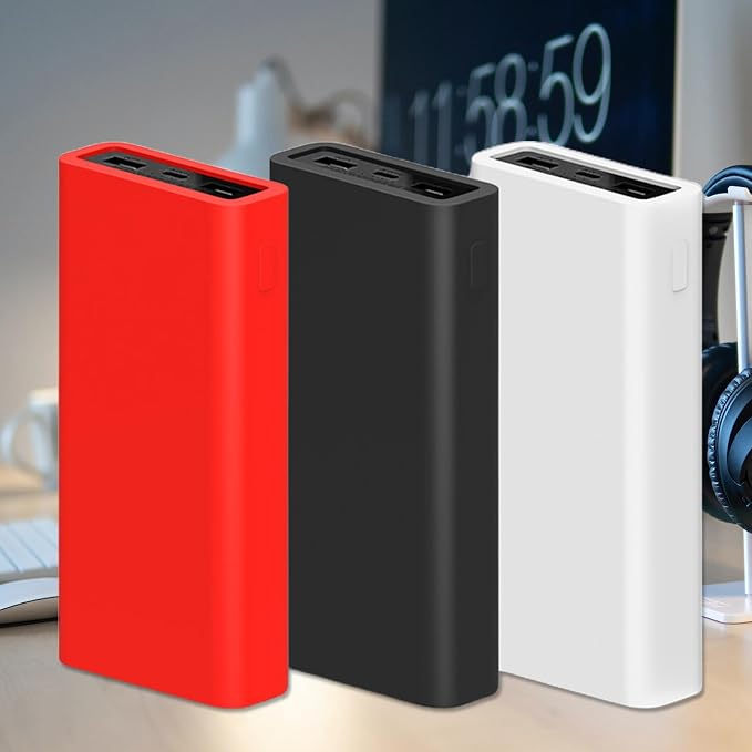 Power Bank Case Silicone Case for 20000mAh Power Portable Holder Protect Your Device from Drops and Scratches Protector