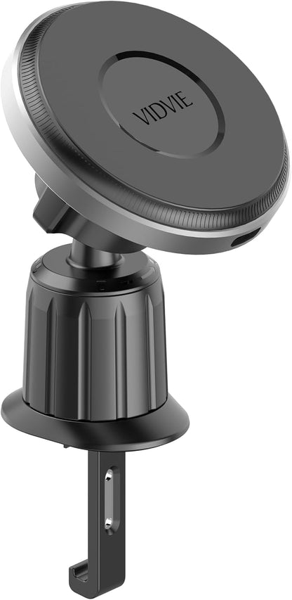 HC1523 Compatible Wireless Charging Air Vent Car Phone Mount in Black. Designed for iPhones Including iPhone 12, 13, 14, and 15