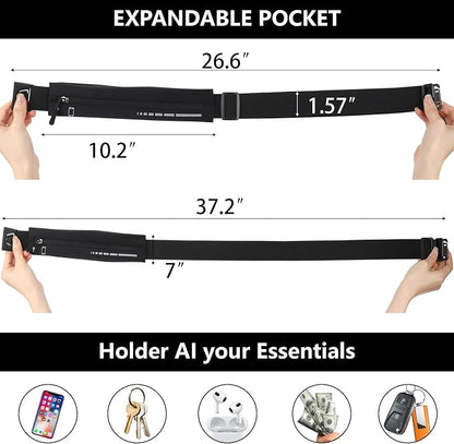 Slim Running Belt for Women, Running Bag Runners Fanny Pack Waist Phone Holder for women, Pouch Waist Bag for Workout Jogging