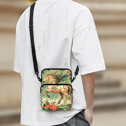 Men's Crossbody Bag, Small Cell Phone Wallet, Women's Shoulder Handbag, Travel Gym Bag