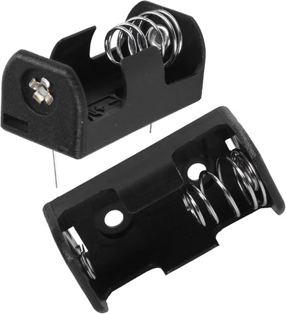 25X1/2AA 14250 Battery Storage Clip Box Case Holder 3.6V with PCB Pin Solder Lead