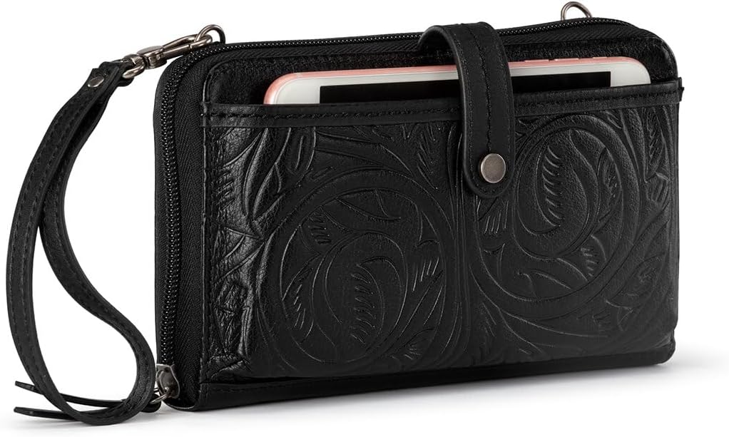 The Sak Iris Smartphone Crossbody Purse - Small Women's Cellphone Bag & Wallet For Everyday- Convertible Wristlet With Zipper