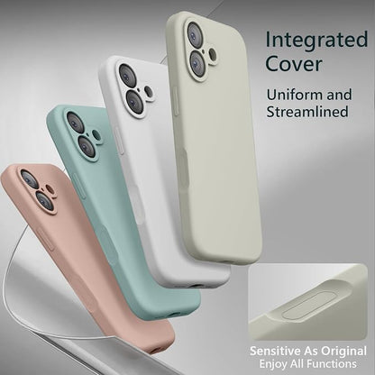 FireNova Magnetic for iPhone 17 Case, Compatible with MagSafe, [Integrated Silicone Camera Control Button] [Camera Protection] Anti-Scratch Microfiber Lining Phone Case, 6.3", Stone