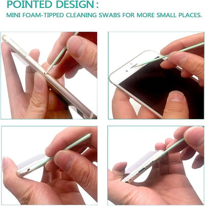 44 Pieces Cell Phone Cleaning Kit, USB Charging Port and Headphone Jack Cleaner Brush Tool Set Compatible with iPhone Xs Max X 8/7/6/5/4 iOS Samsung LG Huawei MacBook and Android Devices