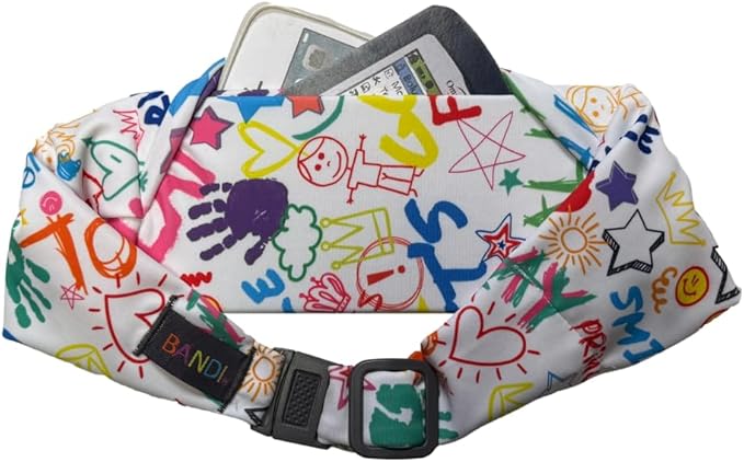 BANDI KIDS Pocket belt for Medical, Sports, Play Comfortable fit Adjustable waist pack, Made In USA