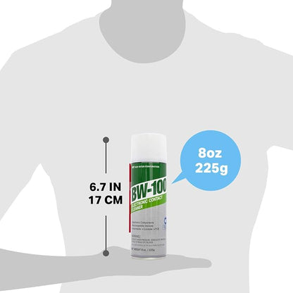 Non-Flammable Electronic Contact Cleaner Aerosol Spray- Safely Cleans Joycons, Computers, PCB and More - Removes dust, Dirt and contaminants on Contacts - Quick Dry|8oz/225g |