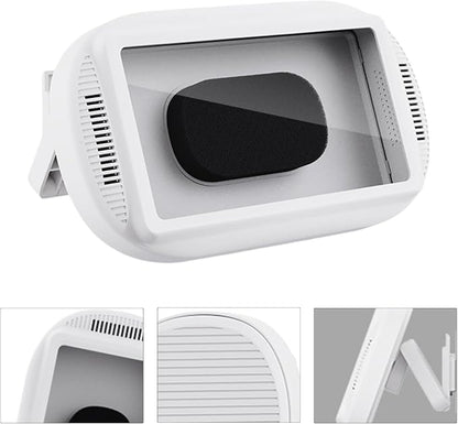 Shower Phone Holder,Water Proof with Speaker-Phone Holder Phone,360° Rotatable No Fog Screen Wall Mount,Universal 4-7 Inch Phones Bathroom Bathtub Kitchen,Secure 360°, No Hands Entertainment (1)
