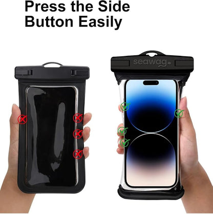 SEAWAG Smart Phone Waterproof Case 6.9" with Easy Access to Side Buttons