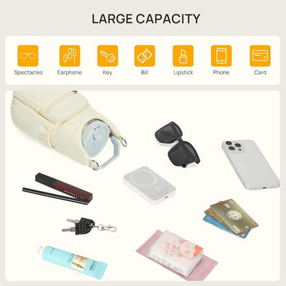 Telena Water Bottle Holder with Strap RFID Crossbody Bags for Women for Walking, Hiking, Cycling