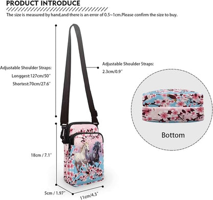 DISNIMO Small Crossbody Bags for Women Trendy Cross Body Cell Phone Shoulder Bags Purses with Adjustable Strap