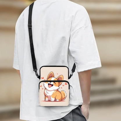 Men's Crossbody Bag, Small Cell Phone Wallet, Women's Shoulder Handbag, Travel Gym Bag