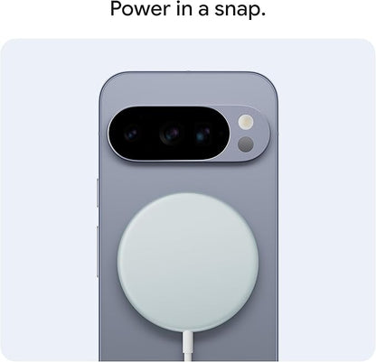 Google Pixelsnap Phone Charger - Fast-Charging 25W Qi2 Wireless Charger - Compatible with Pixel Phones and Qi-Certified Devices - Charger Adapter Sold Seperately