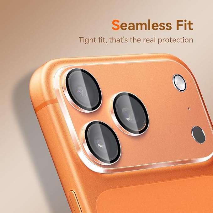 Camera Lens Protector for iPhone 17 Pro 6.3",9H Tempered Glass，Ultra HD, Scratch Resistance Easy to Install，Case Friendly， 3-Pack (iPhone17 pro)