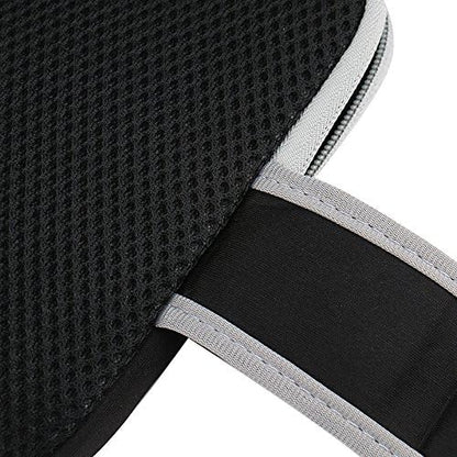 Running Armband Cell Phone Case Holder Sport Arm Band Bag Pouch for iPhone 14 15 Plus 13 12 11 Pro Max Samsung Galaxy S24 S23 S22 S21 S20 Plus A54 Google Pixel 8 7 7a 6 6a Motorola Edge 2022 (Black)