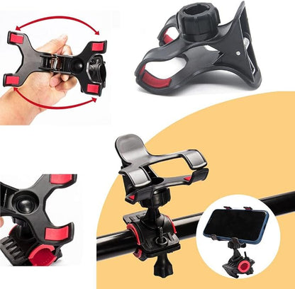 3 Pack Gooseneck Clamp Replacement Phone Holder Clip Universal 17mm Ball Mount Joint Socket for Flexible Long Arm Hose Stand Cellphone Bracket Table Bed Desk Car Bicycle Handelbar Ring Light